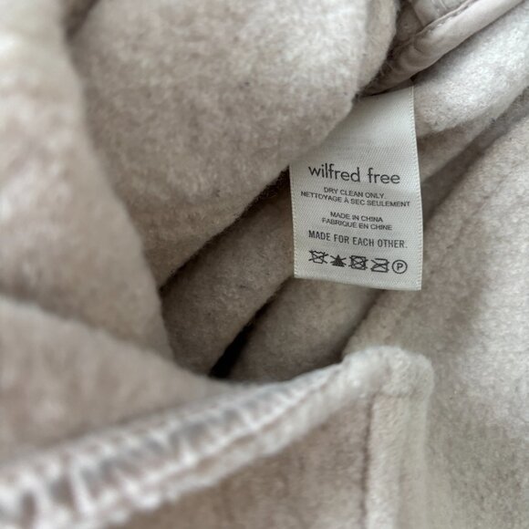 Aritzia Wilfred Free The Ganna Shirt Jacket - 100% Merino Wool - Great Condition - Picture 6 of 8